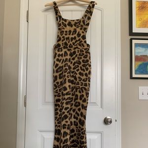 BRANDNEW LEOPARD SILK JUMPSUIT FROM NASTYGAL!
